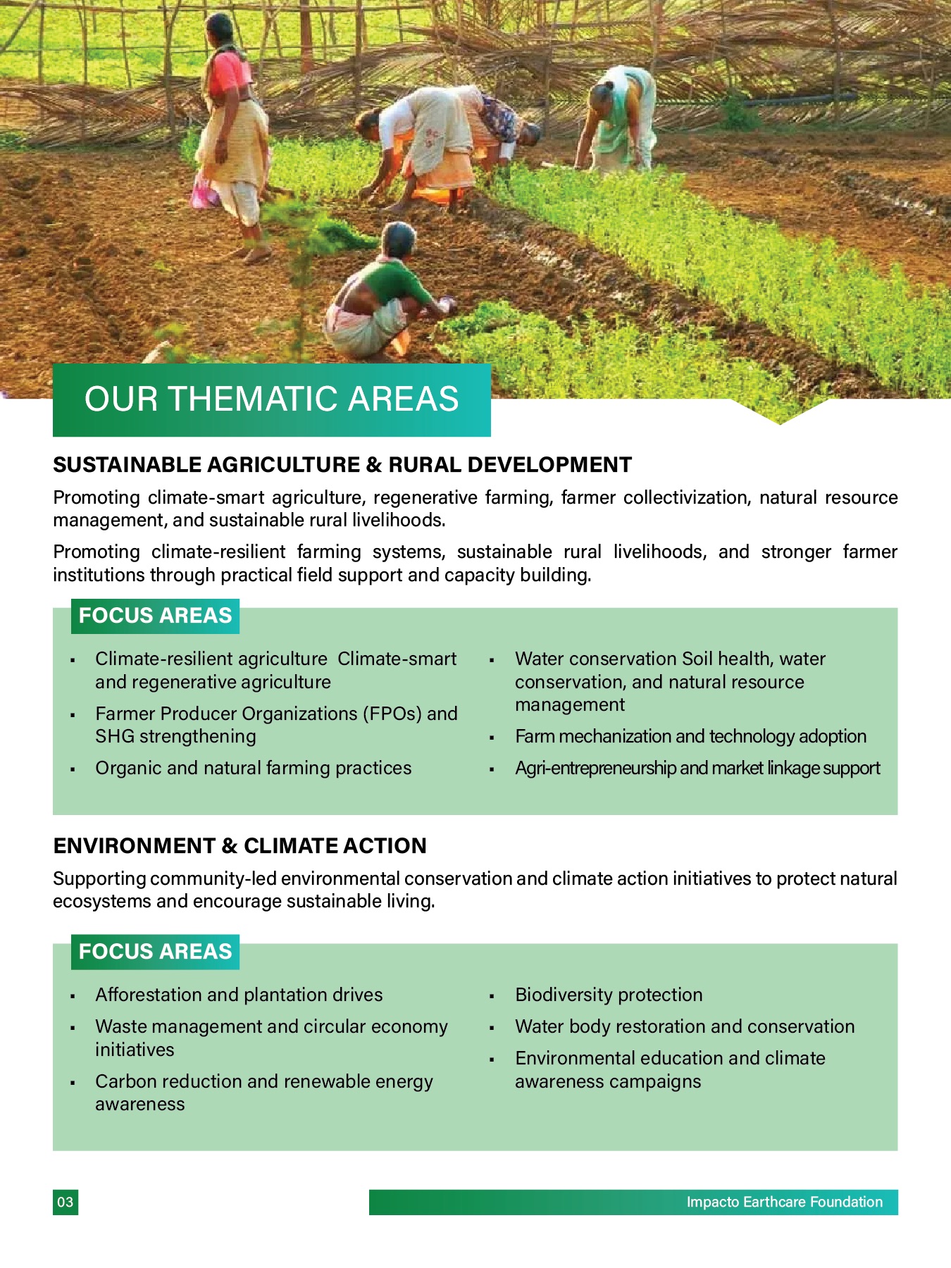 Water Conservation & Restoration